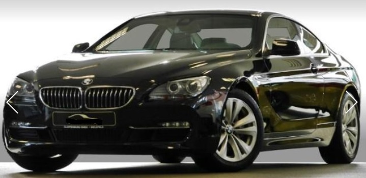 Left hand drive BMW 6 SERIES 640 d